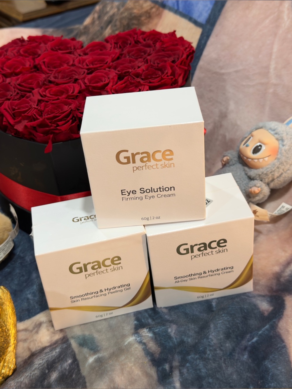 Grace Eye Solution Day resurfacing cream and peeling